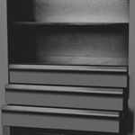 drawers in All-Welded Cabinet