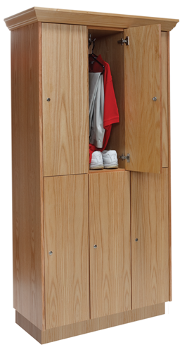Club Lockers - Wood Wardrobe Lockers