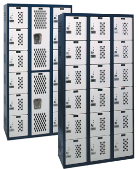HBLV-06 Ventilated Box Lockers - Hallowell