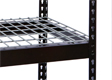 Black Rivetwell Shelving - Wire Decking